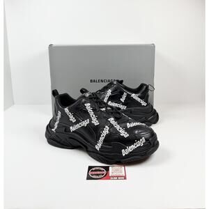 Size 46EU/13US - Balenciaga Triple S All Over Black NEW!